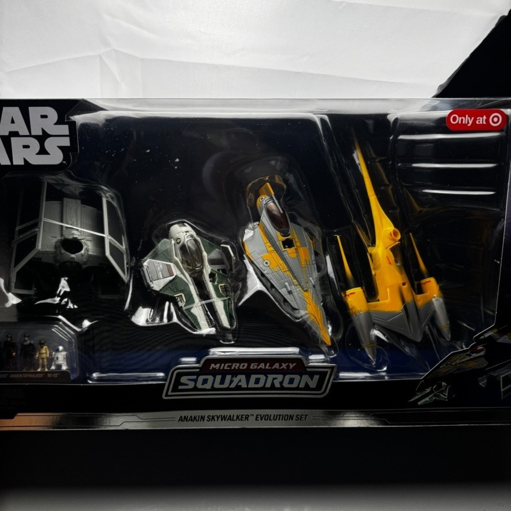 Star Wars Micro Galaxy Squadron Anakin Skywalker Evolution Set Target Exclusive